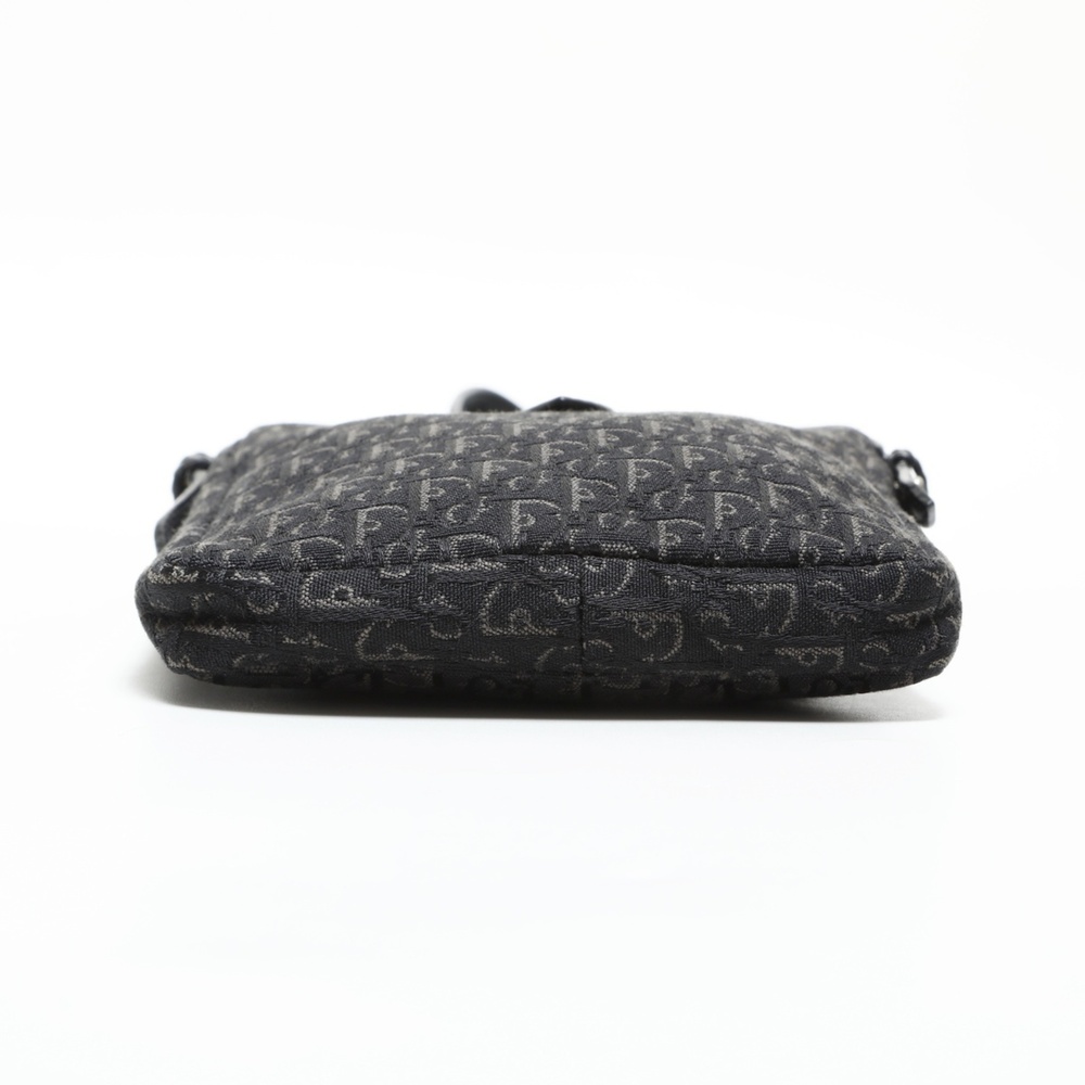 CHRISTIAN DIOR Black Canvas Trotter Shoulder Bag - Picture 8 of 12